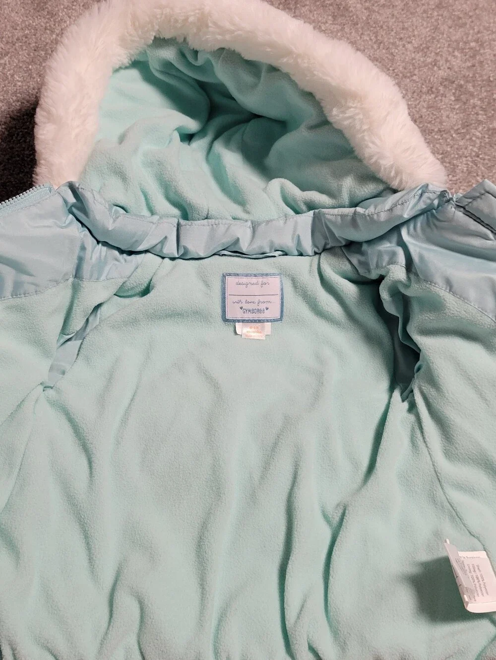 Infant Gymboree Mint Green Puffer Coat